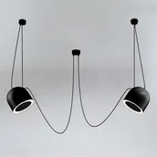 Lampy sufitowe - Dohar Dohar DOBO 9036/E14/CZ lampa wisząca 2x60W/E14 IP20 DOH9036 - miniaturka - grafika 1