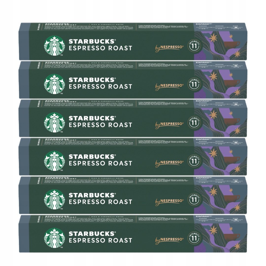 Starbucks Nespresso Espresso Roast 60 kapsułek 6x57g