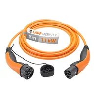 Akcesoria do układu elektrycznego - LAPP Kabel do ładowania Typu 2, do 11 kW, 5 m, pomarańczowy, 61785 - miniaturka - grafika 1
