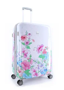 Walizka duża ELLE Flower biała - Walizki - miniaturka - grafika 6