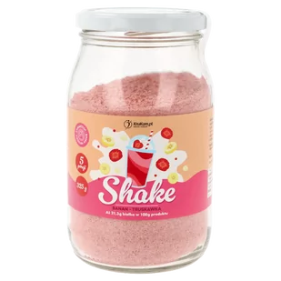 Mieszanka na shake wysokobiałkowy banan truskawka 325g (5 porcji) - Soki i napoje niegazowane - miniaturka - grafika 1