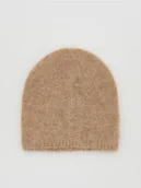 Czapki damskie - Reserved - Czapka z wełną alpaki - kremowy - miniaturka - grafika 1