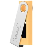 Pendrive - Portfel kryptowalut LEDGER Nano S Saffron Yellow - miniaturka - grafika 1
