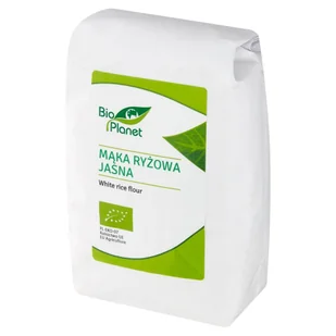 BIO Planet Mąka Ryżowa Jasna BIO 500g - Mąka - miniaturka - grafika 1