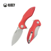 Noże - Nóż składany Kubey Nobel Red G10, Beadblasted 14C28N (KU236L) - miniaturka - grafika 1
