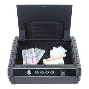 Rottner Gunmaster XL kasetka na broń krótką i małe kosztowności, czarna - Sejfy i kasy pancerne - miniaturka - grafika 5