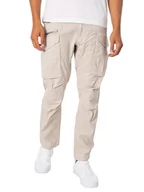 Spodenki męskie - Replay Męskie spodnie cargo Joe Comfort-Fit z komfortowej bawełny, beżowe (aluminium 205), W31 x L34, Aluminium 205, 31W / 34L - miniaturka - grafika 1