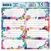 Etykiety samoprzylepne i bloki etykiet - Nalepki na zeszyty BackUp 7 A10 - miniaturka - grafika 1