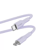 Pozostałe akcesoria do telefonów - PURO ICON Soft Cable – Kabel USB-C do Lightning certyfikat MFi 1.5 m (Tech Lavender) - miniaturka - grafika 1