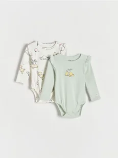 Reserved - Body Kubuś Puchatek 2 pack - jasnozielony - Komplety dla niemowląt - miniaturka - grafika 1
