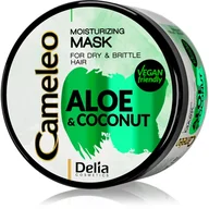 Maski do włosów - Delia Cosmetics Cameleo Aloes i Kokos Maska nawilżająca do włosów 200ml - miniaturka - grafika 1