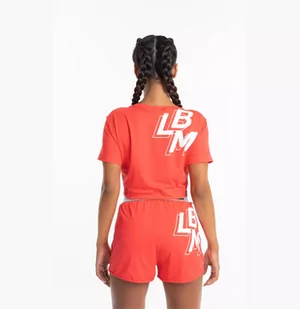Top damski LABELLAMAFIA CROPPED SWEAT RED - Koszulki i topy damskie - miniaturka - grafika 4