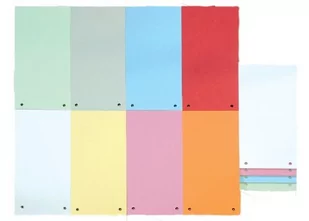 Donau Przekładka , karton, 1/3 A4, 235x105mm, białe 8620100-09PL - Przekładki do segregatorów - miniaturka - grafika 2