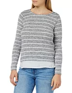 Koszulki i topy damskie - Springfield Damska koszulka z długim rękawem, średni szary, XS, Średni, szary, XS - miniaturka - grafika 1