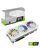 Karty graficzne - Asus ROG Strix GeForce RTX 3090 Gaming OC White 24GB GDDR6X ROG-STRIX-RTX3090-O24G-WHITE ROG-STRIX-RTX3090-O24G-WHITE - miniaturka - grafika 1