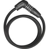 Zabezpieczenia do roweru - Zapięcie rowerowe ABUS Tresor 6412C/120 Linka Czarny - miniaturka - grafika 1