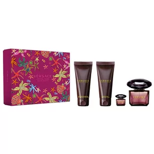 Crystal Noir zestaw woda toaletowa spray 90ml + miniatura wody toaletowej 5ml + żel pod prysznic 100ml + balsam do ciała 100ml - Kosmetyki do kąpieli - miniaturka - grafika 1
