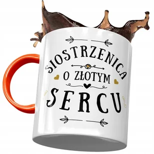 Kubek Pomarańczowy Dla Siostrzenicy na Prezent z Nadrukiem ze Zdjęciem + Opakowanie na prezent (wzór 01) - Kubki Kubek Pomarańczowy Dla Siostrzenicy na Prezent z Nadrukiem ze Zdjęciem + Opakowanie na prezent (wzór 01) - Kubki - miniaturka - grafika 1