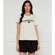 Koszulki i topy damskie - Twinset U&B T-shirt Regular Fit - miniaturka - grafika 1