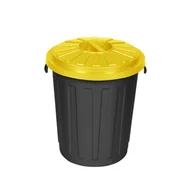 Kosze na śmieci - Pojemnik do segregacji żółty 50 l mats - miniaturka - grafika 1