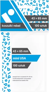 Rebel Koszulki Mini USA 43x65 (100szt) (231979) - Akcesoria do gier planszowych - miniaturka - grafika 1