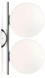 Flos - IC C/W1 Double Lampa Sufitowa/Ścienna w Kolorze Chromu Flos - Lampy sufitowe - miniaturka - grafika 1