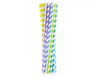 Gadżety dla niej i dla niego - GoDan Słomki papierowe "Shake", kolorowe mix, 25 cm, 200 szt DJ-RPSMKP - miniaturka - grafika 1