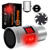 Żarówki samochodowe - ŻARÓWKA LED P21/5W BAY15D 1157 CANBUS MAGALL FAN-CAN CZERWONE MOCNE STOP - miniaturka - grafika 1
