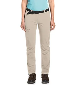 Maier Sports Spodnie damskie Inara Slim beżowy szary (Feather Gray) 19 - Spodnie damskie - miniaturka - grafika 1