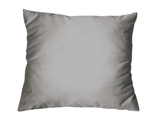 Poszewka satynowa 40x40 szara jednobarwna Greno - Poszewki na poduszki - miniaturka - grafika 1