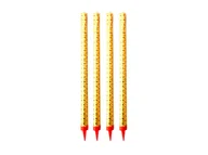 Ciasta i półprodukty do ciast - Fontanna tortowa złota - 25 cm - 4 szt. - miniaturka - grafika 1