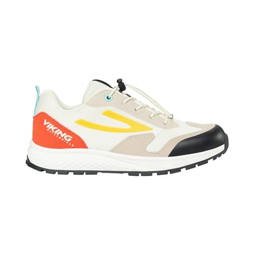 Viking Unisex buty dziecięce Century Wp Sl Walking Shoe, Bia?y czerwony, 40 EU