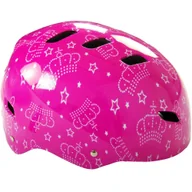 Kaski rowerowe - Kask rowerowy/skate Volare różowy - autentyczny styl i optymalne funkcje dla sportowych rolkarzy! Obwód głowy 55-57 cm, zatwierdzony przez - miniaturka - grafika 1