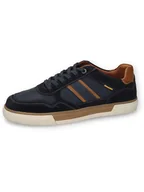 Trampki męskie - Camel Active Skórzane sneakersy "Bayland" w kolorze granatowo-jasnobrązowym - miniaturka - grafika 1
