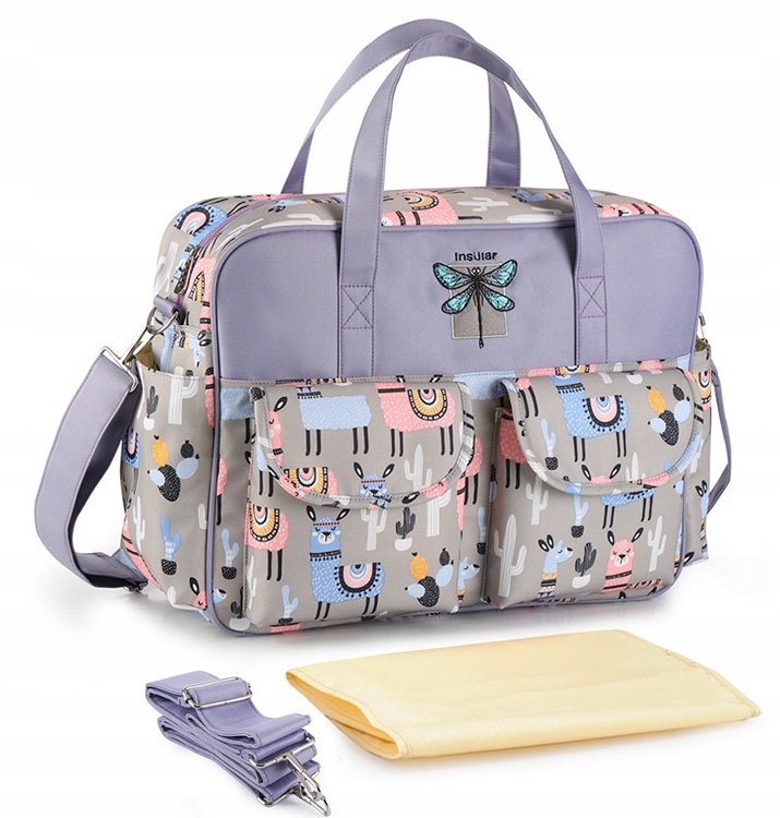 Torba Dla Mamy Organizer Do Wózka Taty Plecak Alpaka 3w1