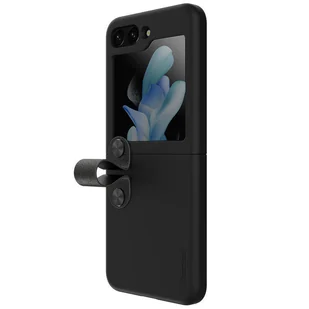 Etui z zawieszką i podstawką Nillkin Flex Flip do Samsung Galaxy Z Flip 5 - czarne - Etui i futerały do telefonów - miniaturka - grafika 5