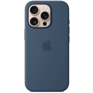 Apple Silikonowe etui MagSafe do iPhone 16 Pro denim - Etui i futerały do telefonów - miniaturka - grafika 1