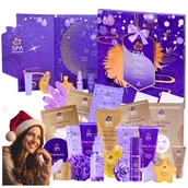 Ozdoby bożonarodzeniowe - Kalendarz Adwentowy Kosmetyki ADWENT PREZENT ŚWIĄTECZNY x24 Do Twarzy i Ciała - miniaturka - grafika 1