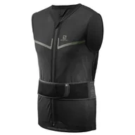 Sporty zimowe - akcesoria - OCHRANIACZ NA KRĘGOSŁUP SALOMON BACK PROTE FLEXCELL LIGHT VEST BLACK L40863500 – Czarny - miniaturka - grafika 1