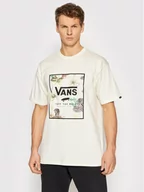 Koszulki męskie - Vans T-Shirt VN0A5E7Y Beżowy Classic Fit - miniaturka - grafika 1