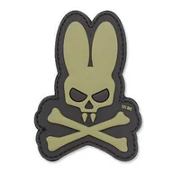Odzież taktyczna i umundurowanie - 101 Inc. - Naszywka 3D - Skull Bunny - Zielony OD - miniaturka - grafika 1