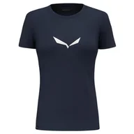 Koszulki i topy damskie - Salewa Damska koszulka Solid Dry W - miniaturka - grafika 1