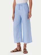 Spodnie damskie - Tatuum Spodnie materiałowe Pulio 1 T2510.143 Błękitny Wide Leg - miniaturka - grafika 1