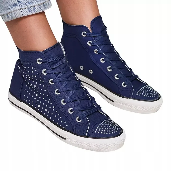 GRANATOWE TRAMPKI DAMSKIE TOTULU 39