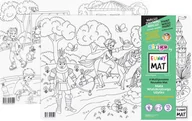 Podkładki na biurko - STRIGO FUNNY MAT TRANSPARENT - KSIĘŻNICZKA I PLAC ZABAW - ZESTAW 2 SZT 25x35cm - miniaturka - grafika 1