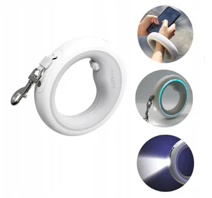 Automatyczna Smycz Dla Psa Moestar 2 Plus 3m 30kg +led +latarka - Latarki - miniaturka - grafika 1