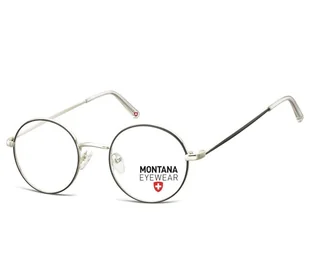 Oprawki korekcyjne okulary optyczne lenonki MM584 srebrny/czarny - Okulary korekcyjne, oprawki, szkła - miniaturka - grafika 1