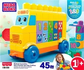 Klocki - Mega Bloks Autobus Buduj i licz Pojazd i klocki - klocki - miniaturka - grafika 1