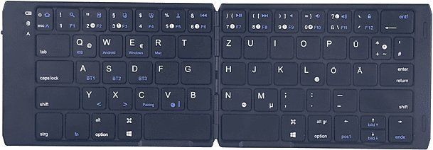 Samsung C&T Two-fold Keyboard DF007, Black F-CTNB-DF007BG