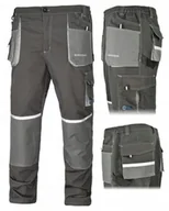 Odzież robocza - Spodnie Robocze Do Pasa Potrójne Szwy Odblaski - miniaturka - grafika 1